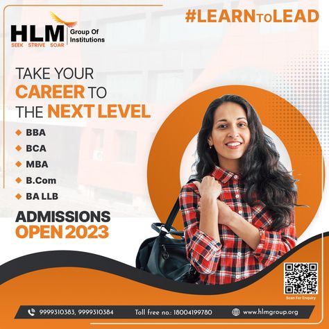 Admissions Open for 2023 at HLM! Are you ready to embark on an extraordinary educational journey? Unlock your potential and shape your future at HLM, where limitless opportunities await you. Apply Today. . . #HLM #LearnToLead #hlmcollegeghaziabad #hlmgroupofinstitutions #admission2023 #bba #bca #mba #bcom #BALLB #collage #nextlevel #AdmissionsOpenNow #students #concepts #career #growth #future #development #skills #learning Collage Ads, Student Collage, Admission Open, Unlock Your Potential, Career Growth, Career, How To Apply, Education, Collage