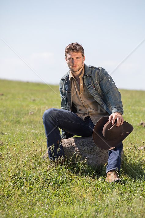 hot cowboy sitting on rock | ROB LANG IMAGES: LICENSING AND COMMISSIONS Cowboy Sitting, Mens Cowboy Boots Outfit, Hot Cowboy, Cowboy Love, Man Sitting, Mens Cowboy, Mens Cowboy Boots, Rock On, Country Boys