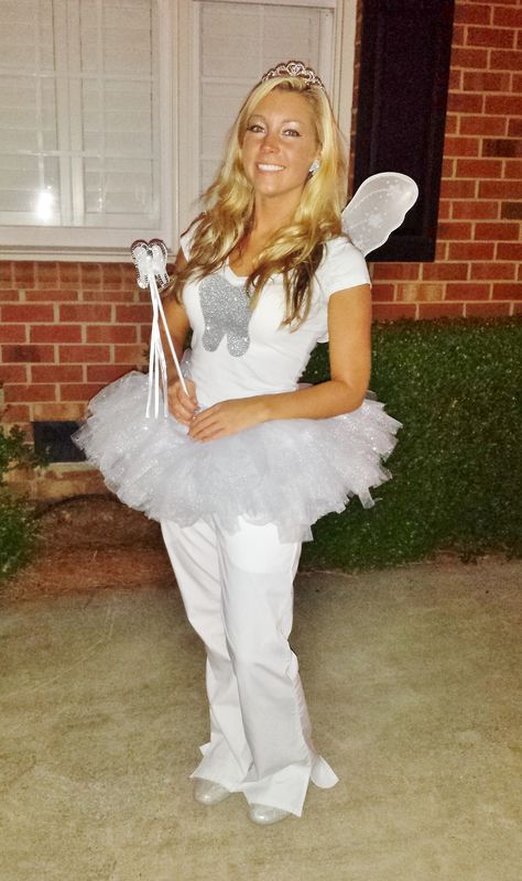 DIY Tooth Fairy Costume =D Tooth Fairy Shirt, Dental Halloween Costumes, Diy Tooth Fairy Costume, Tooth Fairy Costume Diy, Fairy Costume Ideas, Tooth Fairy Costume, Tooth Fairy Ideas, Dental Halloween, Tooth Fairy Costumes