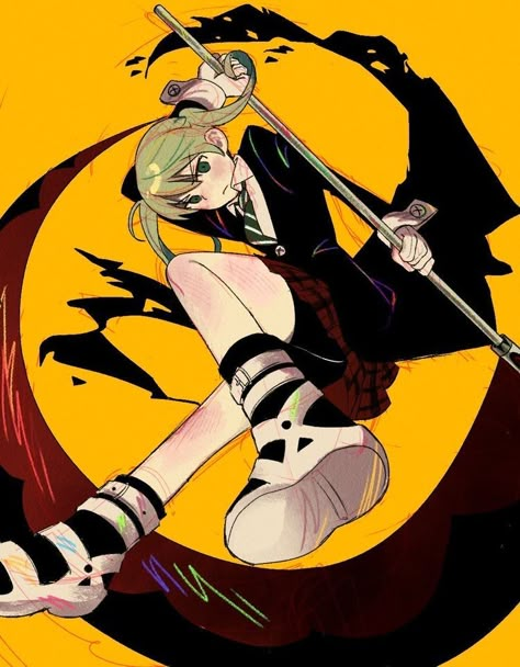 Maka Soul Eater, Soul Eater Art, Soul Eater Fanart, Soul Eater Maka, Anime Soul Eater, Maka Albarn, Soul And Maka, Soul Eater Manga, Anime Soul