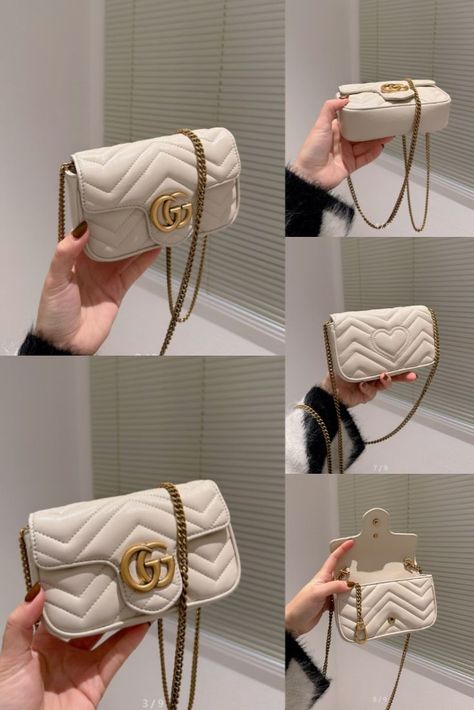 Gucci Marmont Super Mini, H&m Shopping, Marmont Super Mini, Me Bag, Gucci Gg Marmont Matelasse, Embroidered Hair Bows, Expensive Bag, Celebrity Fashion Looks, Gucci Style