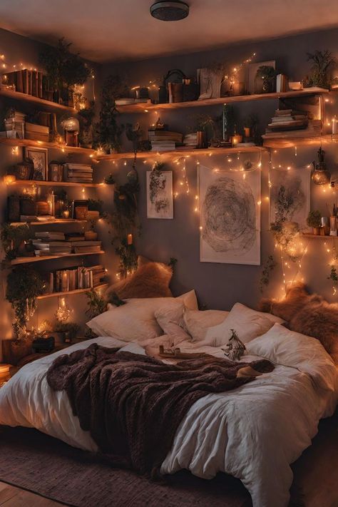 Everyone has their own understanding of how a house should look. Some feel the coziest in a small dwelling next to the woods while others dream about owning a big property with a basketball court next to a lake. #cozyhome, #cozyinterior, #homeinspo, #home, #homedecor Dream Bedroom Inspiration, Bedroom Decor Cozy, Cute Bedroom Decor, Redecorate Bedroom, Dream House Rooms, Cozy Room Decor, Aesthetic Rooms, Dreamy Room, Dream Room Inspiration