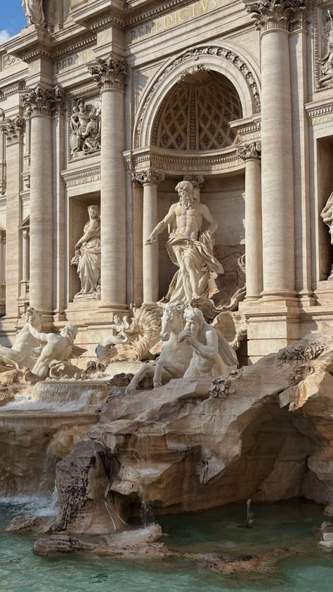 February Bulletin Board Ideas, Good Grades Aesthetic, Grades Aesthetic, Italy Travel Aesthetic, Aesthetic Travel Pictures, Rome Architecture, Trevi Fountain Rome, Pax Romana, Castle Aesthetic