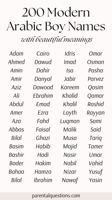 Names For Boys Muslim, Arab Names Boys, Boys Names Unique Muslim, Arabic Baby Boy Names Muslim, Muslim Names Boys, Boy Names Islamic, Arabic Names For Boys, Turkish Boy Names, Muslim Boy Names Unique