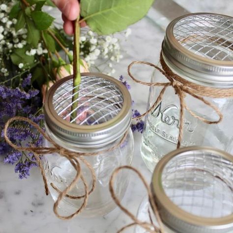 Sunflowers In Mason Jars, Mason Jar Centerpieces Sunflowers, Christmas Mason Jar Flower Arrangements, How To Arrange Flowers In A Mason Jar, Mason Jar Centerpieces Spring, Floral Mason Jar Centerpieces, Flowers In Small Jars, Small Mason Jar Flower Centerpieces, Sunflower Mason Jar Centerpieces Diy