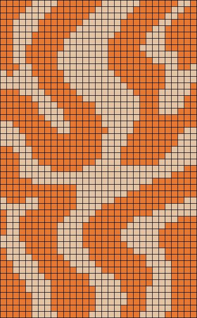 2 Colour Tapestry Crochet, Crochet Tapestry Pattern 2 Colors, Tapestry Crochet Two Color Pattern, Groovy Alpha Pattern, Wavy Alpha Pattern, Orange Alpha Pattern, Crochet Blanket Grid Pattern, Intarsia Crochet Patterns, Tapestry Crochet 2 Colors