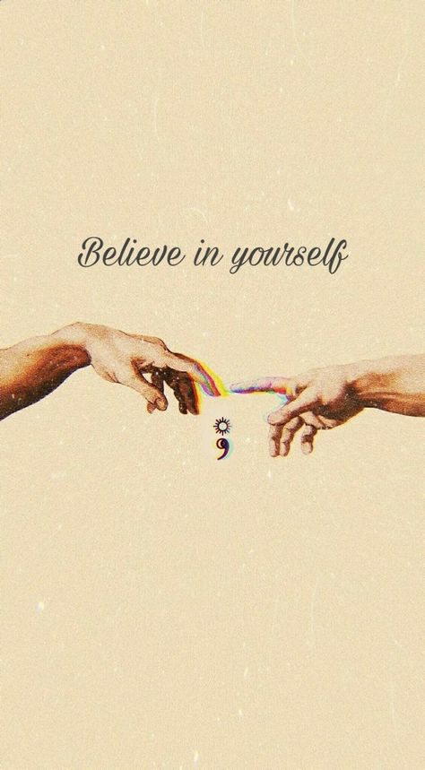 Semicolons Aesthetic Wallpaper, Hangout Ideas, Semi Colon, Wallpaper Icon, Positive Mind, Believe In Yourself, Believe In You, Wallpaper Backgrounds, Aesthetic Wallpapers