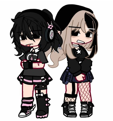 Gacha Outfits Tomboy, Gacha Club Tomboy Hair, Gacha Club Tomboy Outfit Ideas, Gacha Club Lesbian Outfit, Gacha Life Tomboy Outfits, Gacha Life Outfit Ideas Y2k, Gacha Lesbian Outfit, Gacha Tomboy Outfits, Gacha Grunge Outfits