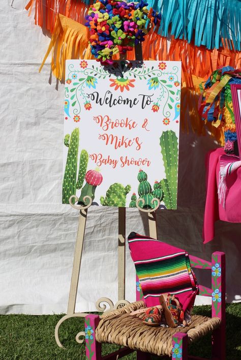 Mexican Welcome Signs, Baby Quesadilla, Mexican Theme, Grad Ideas, Taco Party, Welcome Boards, Fiesta Baby Shower, Fiesta Party, Shower Baby