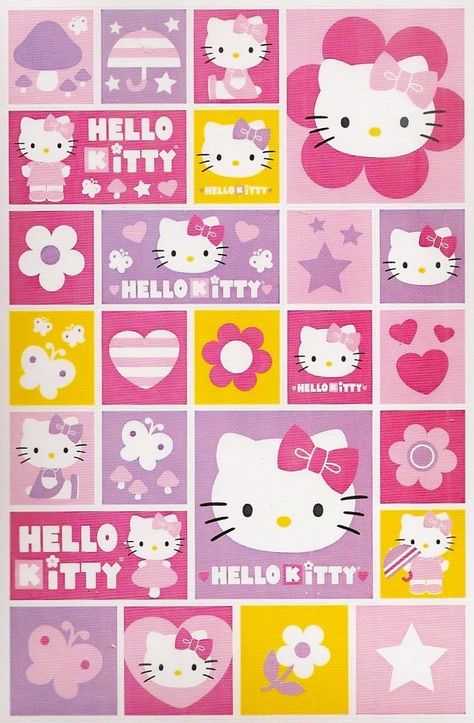 Pink Wallpaper Laptop, Hello Kitty Printables, Hello Kitty Birthday Party, Print Outs, Emo Wallpaper, Scrapbook Background, Hello Kitty Backgrounds, Hello Kitty Birthday, Hello Kitty Cartoon