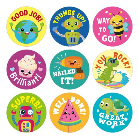 Behavior Preschool, Sticker Collection Book, Classroom Motivation, Kids Punch, First Birthday Posters, Teachers Classroom, Stickers For Kids, Reward Stickers, Baby Milestone Cards