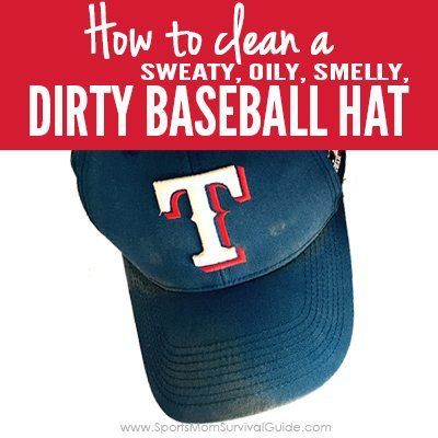 Washing Baseball Hats, Cleaning Hats, Clean Tennis Shoes, Baseball Stuff, How To Wash Hats, Laundry Hacks, Clean Dishwasher, Simple Life Hacks, Sports Mom