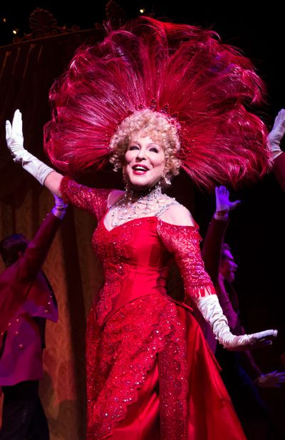 It's Here! The First Photo of Bette Midler as Miss Dolly Gallagher Levi in Hello, Dolly! on Broadway | Broadway Buzz | Broadway.com Hello Dolly Broadway, Ella Enchanted, Broadway Costumes, Sutton Foster, Miss Saigon, Bette Midler, Danny Devito, Sweeney Todd, Broadway Theatre