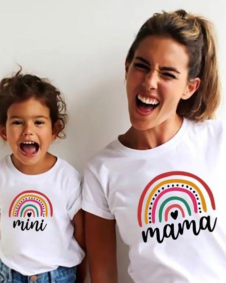 Mother’s Day Shirt Idea, Printed T-shirt For Mother's Day, Cute Printed T-shirt For Mother's Day, Trendy Mother's Day Graphic Print T-shirt, Trendy Mother's Day T-shirt With Graphic Print, Baby Mommy, Mother Daughter Shirts, Outfits Mom, Mother Daughter Outfits