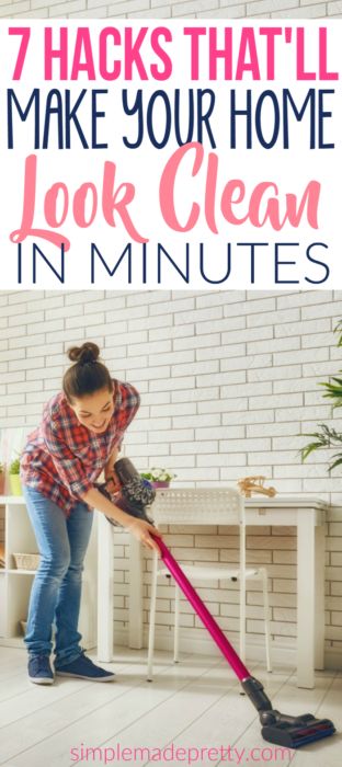 These cleaning hacks tips and tricks will have your home looking clean in no time. Speed clean your whole house with these tips. These speed cleaning hacks will come in handy when you have unexpected guests at home. Look Clean, Bathroom Cleaning Hacks, Deep Cleaning Tips, Speed Cleaning, Lazy People, Cleaning Home, Cleaning Motivation, Organized Chaos, Organized Life