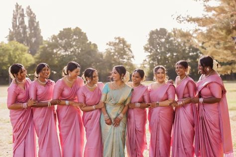 Bridesmaid Photoshoot, Reception Photography, Bridal Photography Poses, Bridesmaid Saree, Bridesmaid Ideas, Wedding Morning, Tamil Wedding, Indian Wedding Photography Poses, Wedding Clothes