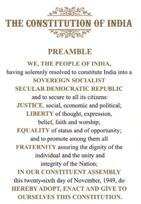 Preamble Of India, Preamble Of Indian Constitution, Lenin Quotes, Inspirational School Quotes, Constitution Of India, Social Studies Notebook, Indian Constitution, Constitution Day, India People