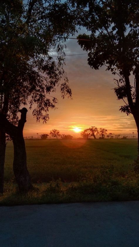 Wallpaper Sunrise Mornings, Morning Sunrise Snaps, Sunrise Real Pic, Morning View Snap, Sunrise Photography Mornings, Good Morning Sunrise Pictures, Morning Sunshine Aesthetic, Sunrise Snap, Morning Aesthetic Sunrise