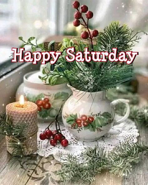 Daisybug - Happy Saturday y’all 😘 Happy Saturday Christmas, Gm Saturday, Saturday Christmas, Beautiful Blessed Day, Happy Saturday Pictures, Good Morning Saturday Images, Have A Great Saturday, Happy Saturday Morning, Happy Saturday Images