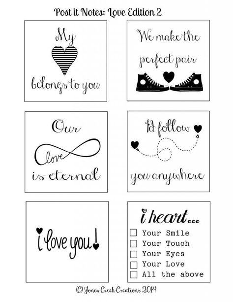 Love Letter Sticky Notes, I Love You Post It Notes, Post It Note Template Free Printables, Printable Post It Notes, Printable Love Notes For Him, Post It Notes For Boyfriend, Mini Love Notes, Cute Notes For Boyfriend, Boyfriend Notes