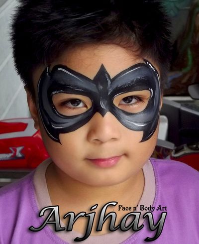 Cute Face Paint Ideas, Cute Face Paint, Batman Face Paint, Batman Face, Mask Face Paint, Face Painting For Boys, Face Paint Ideas, Face Painting Tutorials, Face Painting Easy