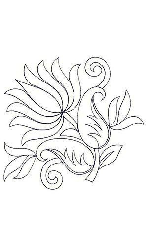 Peacock Embroidery Designs, Patch Clothing, Traditional Tattoo Designs, Aari Design, Flower Pattern Drawing, Botanical Drawing, Fabric Painting On Clothes, Flower Chain, Fabric Paint Designs