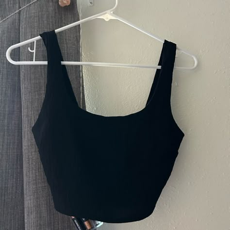 Black Cropped Top Very Cute Never Worn Black Cropped Top, Black Crop, Black Crop Tops, Cropped Top, Women's Fashion, Crop Tops, Wardrobe, Women Shopping, Quick Saves