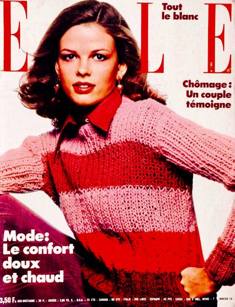 Lisa Taylor 1974 Fashion, Elle Covers, Female Heroes, Lisa Taylor, 70s Hair, Super Models, Female Hero, Elle Magazine, Vintage Magazine