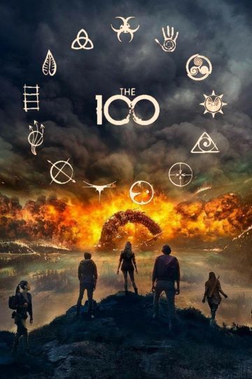 The 100 Artwork, The 100 Wallpaper, Teen Wolf Poster, Coffee Wallpaper Iphone, Clarke The 100, The 100 Poster, Lexa E Clarke, The 100 Characters, Cool Symbols