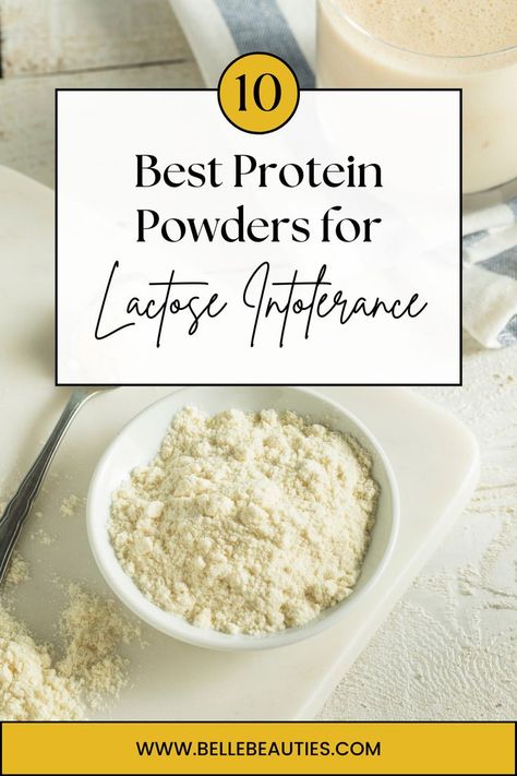 Discover the best protein powders for lactose intolerance with our comprehensive guide. Whether you follow a plant-based diet or prefer whey protein, we've curated a list of the top options available. Find the perfect protein powder that meets your dietary needs while delivering optimal nutrition. Say goodbye to digestive discomfort and enjoy the benefits of a lactose-free protein supplement. Explore our top 10 picks and make an informed choice for your fitness and health goals. High Protein Lactose Free, Non Dairy Protein Sources, Collagen Powder Recipes, Dairy Free Protein Powder, Best Tasting Protein Powder, Whey Protein Recipes, Liquid Protein, Protein Options, Protein Powder For Women