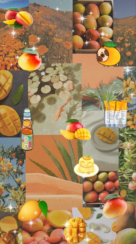 Mango Moodboard, Mango Aesthetic Wallpaper, Mango Wallpaper Iphone, Mango Wallpaper, Fruit Asethic Wallpaper, Mango Background Aesthetic, Mango Asthetic Picture, Mango Background Wallpapers, Summer Fruit Aesthetic Wallpaper