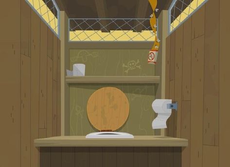 Camp Wawanakwa Scenery - 17 - Confessional Interior Camp Wawanakwa, Island Party, Drama Class, Scene Background, Dark Skin Boys, Drama Island, Island Decor, Total Drama Island, Best Duos