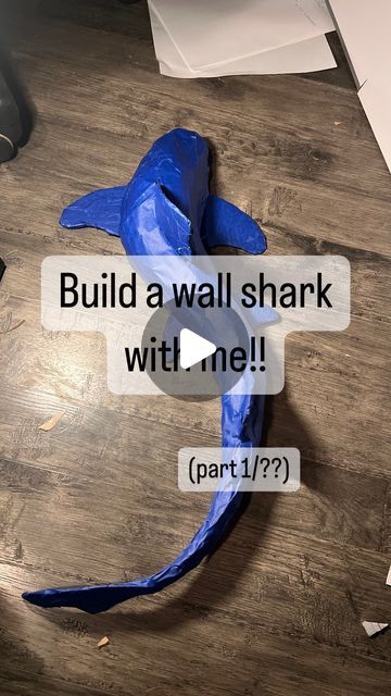 How To Make A Shark Out Of Cardboard, Ocean Vbs, Shark Room, Shark Sculpture, Thresher Shark, Shark Craft, Shark Pictures, Mache Art, Shark Drawing