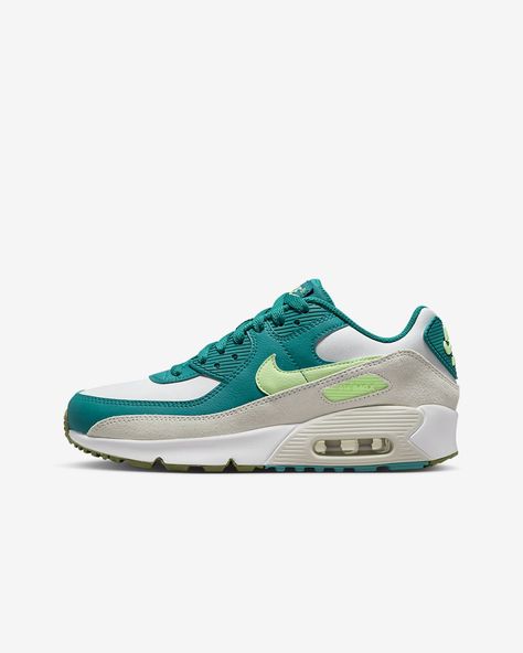 Big Kids Shoes, Nike Air Max 90 Ltr, Kids Nails, Nike Air Max 90s, Air Max 90s, Nails For Kids, Nike Shoes Women, Air Zoom, Nike Air Zoom