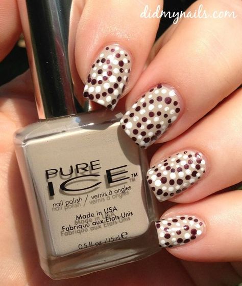 Twinsie Tuesday: Neutrals | Did My Nails | Bloglovin’ Dotted Nail Art, Dotted Nails, Nail Art Fall, Dot Nail Art Designs, Dot Nails, New Years Nail Designs, Autumn Nail, Dot Nail Art, Fall Nail Art Designs