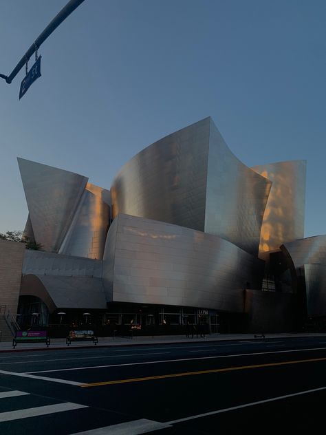 Disney Hall, School Presentation, La Summer, Walt Disney Concert Hall, Portfolio Covers, Disney Photography, Frank Gehry, Summer 24, Concert Hall