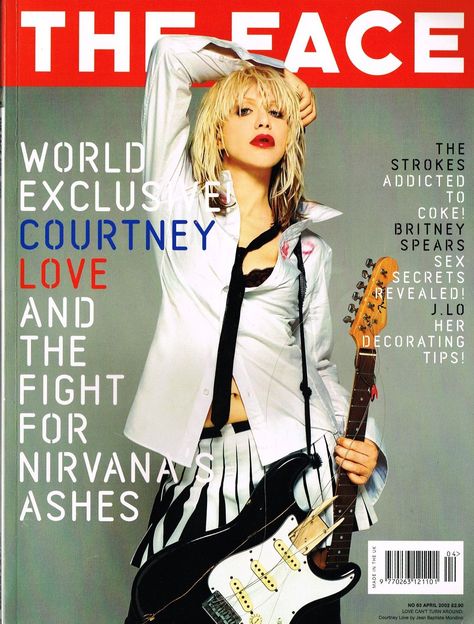 The Face Magazine 4 2002 Courtney Love Britney Spears Nicole Lenz Jennifer Lopez Nicole Lenz, Punk Magazine, 2000s Magazines, Face Magazine, Courtney Love Hole, The Face Magazine, Arte Punk, Love Magazine, British Music