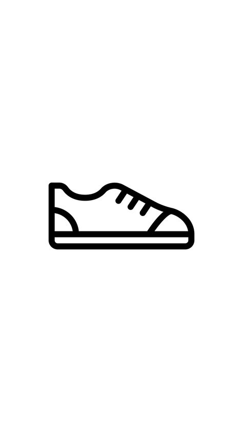 Sneaker Drawing Simple, Simple Shoe Drawing, Shoe Logo Ideas, Nike Logo Wallpapers, Silhouette Cameo 4, Bee Drawing, Zestaw Ikon, Preppy Stickers, Pop Up Market