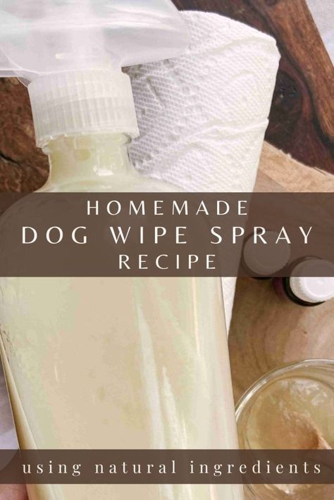 How to Make Homemade Dog Wipes for Easy Cleaning - Essentials for our Life Diy Pet Wipes Dogs, Diy Paw Cleaner For Dogs, Diy Dog Grooming Products, Dog Wipes Diy How To Make, Dog Paw Cleaner Diy, Diy Waterless Dog Shampoo, Diy Dog Cologne, Diy Dog Wipes Cleaning, Diy Dog Products To Sell