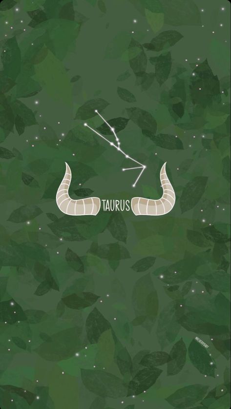 This is not my wallpapwr i do not take credit!! Taurus Wallpaper, Taurus Aesthetic, Taurus Zodiac Quotes, Lucky Wallpaper, Iphone Home Screen Layout, Art Area, Taurus Sign, Birthday Captions, Insta Icon