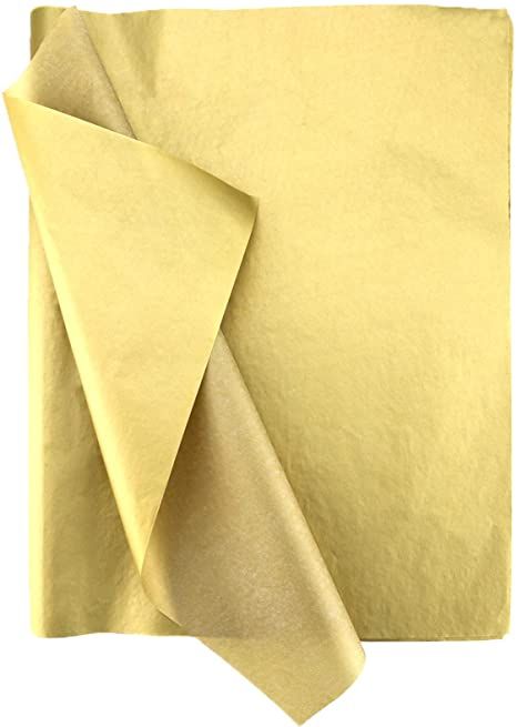 Amazon.com: SAVITA 100 Sheets 35x50cm/14x20 Inch Gold Metallic Tissue Paper, Metallic Gift Wrapping Tissue Paper for Christmas Weddings Birthday Party Showers DIY Arts Crafts : Health & Household Wrapping Tissue Paper, Gold Wrapping Paper, Gold Tissue Paper, Christmas Weddings, Pink Christmas Decorations, Paper Fans, Diy Arts And Crafts, Gift Wrapping Paper, How To Make Paper