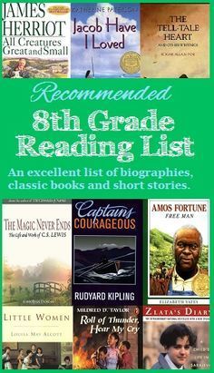 8th Grade Reading List, 8th Grade English, 8th Grade Reading, Homeschool Middle School, Middle School Books, Middle School Libraries, 8th Grade Ela, Middle School Language Arts, Middle School Reading