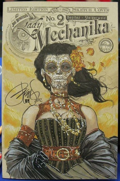 Lady Mechanica, Steampunk Books, Lady Mechanika, Steampunk Images, Steampunk Book, Steampunk Tattoo, Steampunk Artwork, Alternative Comics, Skull Girls