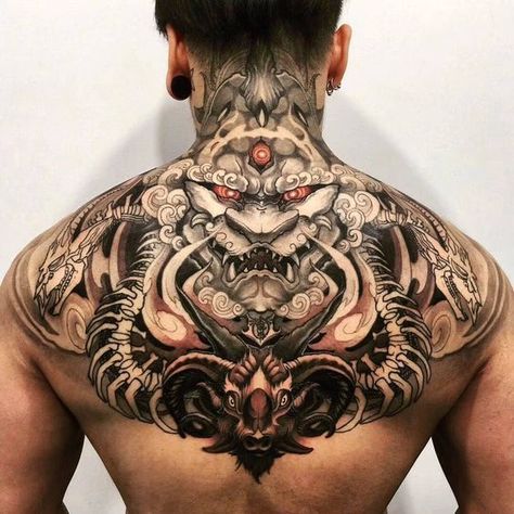 Japanese tattoos are quite unique and a cool style, becoming a very popular style among men. This style is eye-catching and fascinating because of the brilliant colors and unique shading. Back Tattoo Men Japanese, Back Tattoo Men, Back Piece Tattoo Men, Back Of Neck Tattoo Men, Back Tattoos For Guys Upper, Upper Back Tattoo, Japanese Back Tattoo, Japanese Tattoos For Men, 42 Tattoo