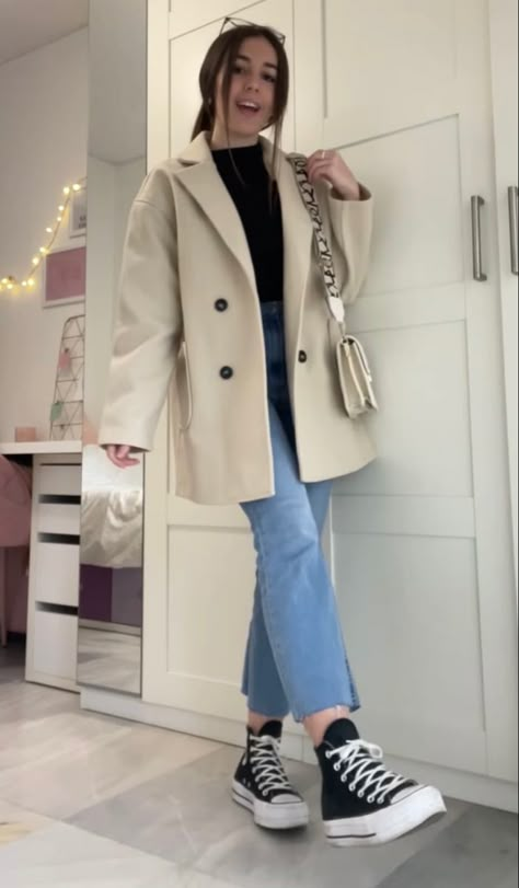 Casual College Outfits, Winter Fashion Outfits Casual, Uni Outfits, Korean Casual Outfits, Hijabi Outfits Casual, Everyday Fashion Outfits, Casual Day Outfits, Quick Outfits, Elegante Casual