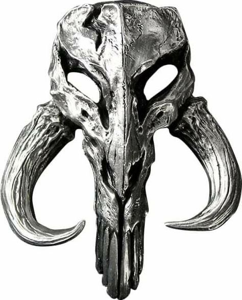 Mandalorian Skull, Mandalorian Symbol, Mandalorian Tattoo, Sw Rebels, Mandalorian Cosplay, Star Wars Background, Classic Star Wars, Star Wars Mandalorian, Geek Tattoo