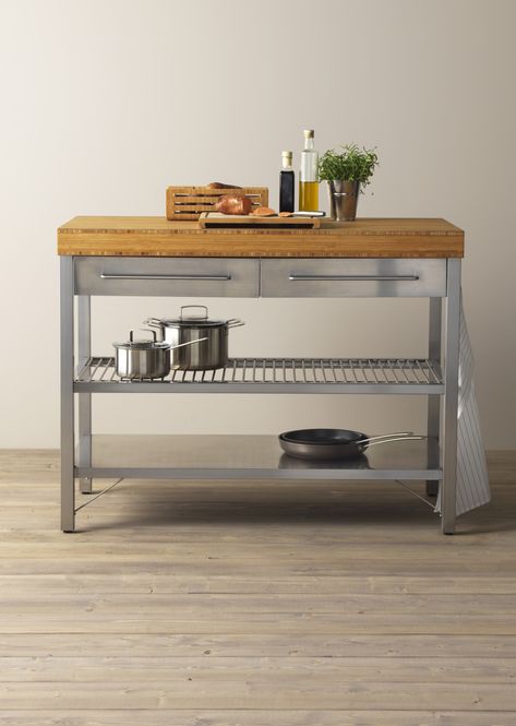 Mobil Kitchen Islands, Kitchen Island Apartment Ideas, Island Cart Kitchen, Rolling Island Kitchen Small Spaces, Movable Kitchen Island For Small Spaces, Narrow Kitchen Island With Storage, Mobile Island Kitchen, Rolling Island Kitchen, Kitchen Island Wheels