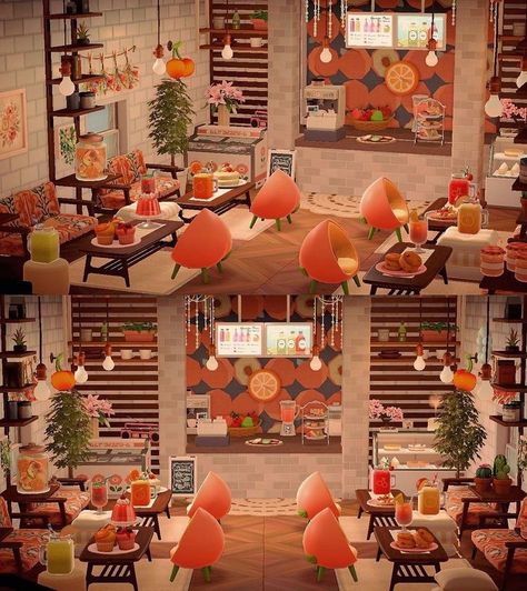 Animal Crossing Cafe, Ac New Leaf, Happy Home Designer, Animal Crossing Wild World, Flower Guide, New Food, Cafe Art, New Animal Crossing, Animal Crossing Game