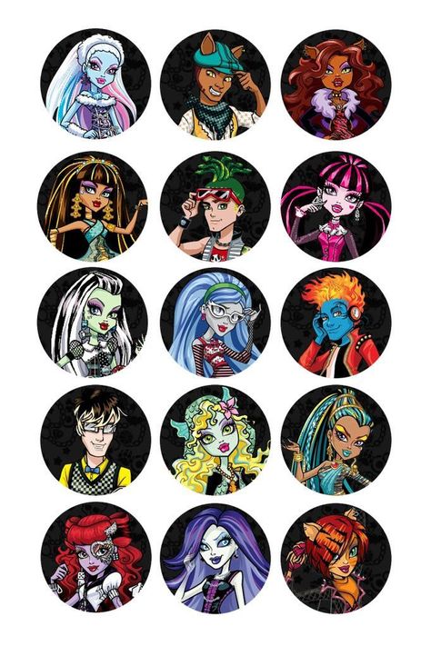 Monster High Printables, Monster High Crafts, World Clipart, Monster High Birthday Party, Party Monster, Arte Monster High, Monster High Party, Moster High, Girls Stuff