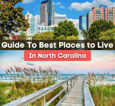 10 Safest Places to Live in North Carolina {2023 Data} North Carolina Living, Must See In North Carolina, Best Places To Live In North Carolina, Jacksonville North Carolina, Fayetteville North Carolina, North Carolina Lakes, Moving To North Carolina, Wilmington North Carolina, North Carolina Map